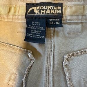 Mountain Khakis Beige Cotton Pants